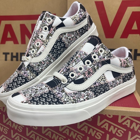 Vans Men’s Old Skool (Patchwork Firl) Marshmallow Sneakers
VN0A38G19FY - Picture 12 of 16